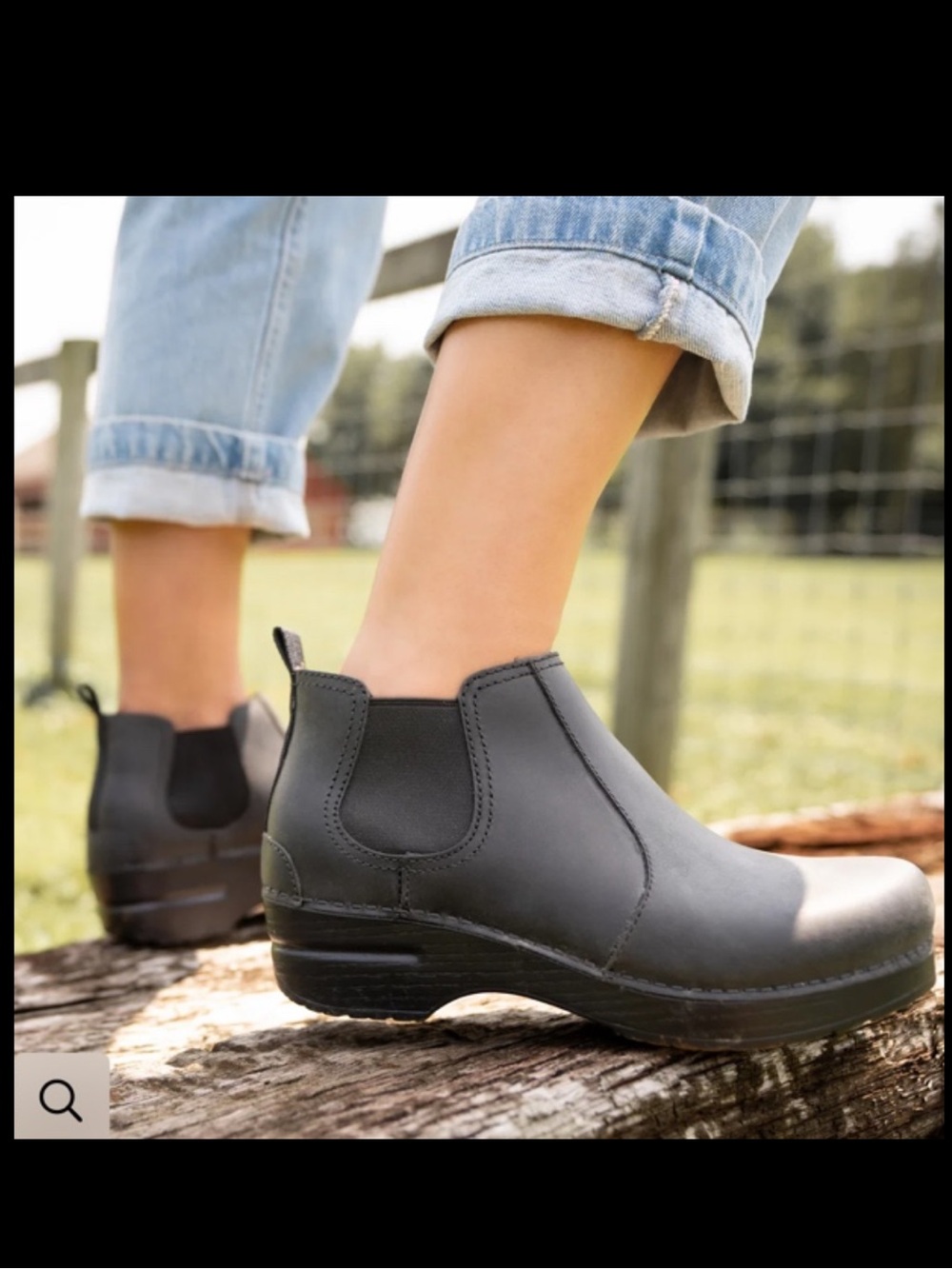 Dansko Frankie 38 Boot Chelsea Black Oiled Leather Women Size US 7.5-8 EU 38 EUC - Picture 14 of 16